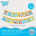 thumbnail image 3 of Blippi Birthday Banner & Pennants Kit - Blippi Party Supplies, 3 of 8