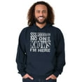 thumbnail image 5 of No One Knows I'm Here Antisocial Hoodie Sweatshirt Women Men Brisco Brands M, 5 of 6