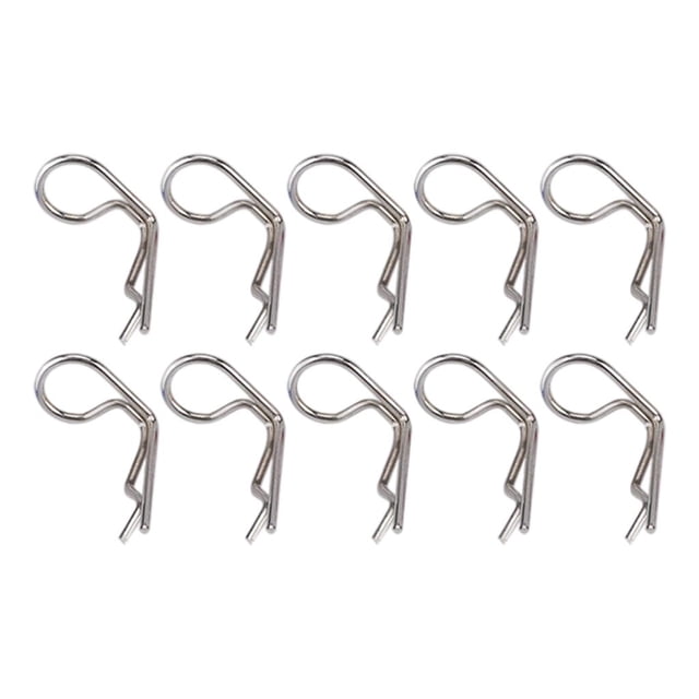 10pcs Cuerpo Clips Pines para 1/8 1/10 1/12 Racing Vehicle pta Zulema Clips de concha de cuerpo de coche RC