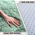 thumbnail image 4 of SARAG Rugs for Bedroom Living Room,Fluffy Bedroom Carpet,Soft Shaggy Modern Floor Rug for Kids Boys Girls Room, Plush Fuzzy Dorm Rug for Home Decor Aesthetic, 4x6ft, Mint Green, 4 of 7