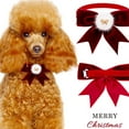 thumbnail image 5 of 5PCS Comfortable Pet Accessories Fashion Adjustable Bow Tie Collar Christmas Dog Bowtie Pet Saliva Bow Formal Tie GREEN, 5 of 8