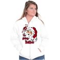 thumbnail image 5 of Christmas Santa Its Giving Festive Zip Up Hoodie Mens Womens Brisco Brands S, 5 of 6