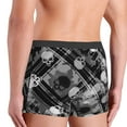 thumbnail image 4 of Kdxio Men's Boxer Briefs with Seamless Pattern With Skulls Print - Comfortable and Breathable Underwear for Everyday Wear, 4 of 7
