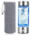 thumbnail image 1 of HAHDAXIA Hydrogen Water Bottle,Hydrogen Water Bottle Generator,Hydrogen Water Machine,H2 Life Hydrogen Water Bottle,Hydrogen Ionizer Water Bottle,Hydrogen Water Maker Bottle Glass (Sliver), 1 of 7
