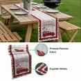 thumbnail image 5 of Valentine's Day Table Runner - 108 Inch Long, Kitchen Dining Table Runner Dresser Scarves, Vintage Red Truck Love Heart Roses Romantic Farmhouse Decor for Coffee Tables Wedding Party Banquet, 5 of 8