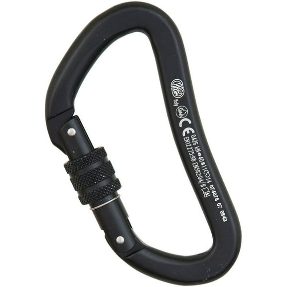 Kong Heavy Duty Aluminum Black Carabiner