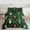 thumbnail image 2 of Castle Fairy Kawaii Nutcracker 3 Pieces Queen Comforter Set,Geometric Lattice Ultra Soft Bedding Sets,Festival Xmas Bedding Comforter Set,Lightweight Room Decor, 2 of 8
