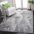 thumbnail image 1 of Safavieh Tulum Collection TUL228A Modern Abstract Non-Shedding Stain Resistant Living Room Bedroom Area Rug, 3' x 5', Ivory / Grey, 1 of 15