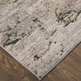 thumbnail image 4 of Feizy Pryor Modern Abstract, Taupe/Green/Tan, 7'10" x 10' Area Rug Sheen Casual Gradient & Ombre Floor Rug for Living room Bedroom, 4 of 9