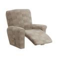 thumbnail image 4 of recliner Cover Couch Chair Covers with Fitted for Living Room Light Brown, 4 of 8