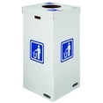 thumbnail image 4 of Bankers Box Large Corrugated Cardboard Trash and Recycling Containers, 50 Gallon, 10 Each (7330201), 4 of 10