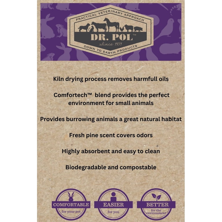 Dr. Pol ComforTech Small Animal Pine Bedding, 14 lb photo 3
