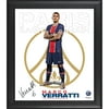 Marco Verratti Paris Saint-Germain Facsimile Signature Framed 15" x 17" Collage