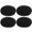 Black, variant on MasteelfCA 2 Pair Women Underwear Shoulder Pads Adhesive Shoulder Enhancer Shoulder Pads Anti-Slip Shoulder Pads Accessories (Black)