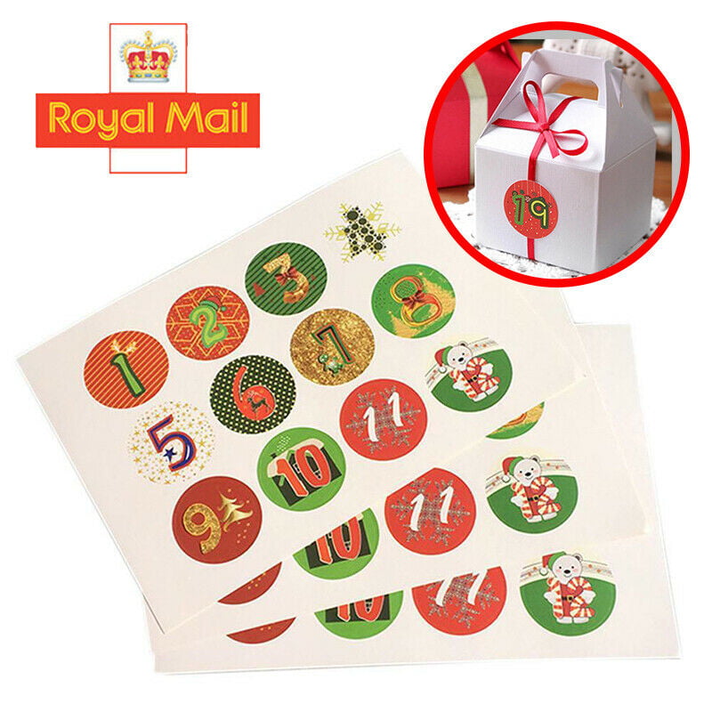 10 sheets Christmas Envelope Seal Baking Sticker Gift Label Stickers Decoration 