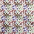 thumbnail image 1 of oneOone Cotton Silk Brown Fabric Leaves Quilting Supplies Print Sewing Fabric By The Yard 42 Inch Wide, 1 of 6