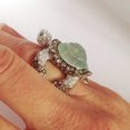 thumbnail image 3 of Anillo de tortuga para mujeres y niñas, anillo de tortuga con animales de cristal, joyería para el día de la madre, regalos para mamá, 3 of 10