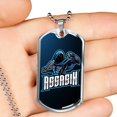 thumbnail image 3 of Collier Assassin en Acier Inoxydable Ou en or 18 Carats Chien Tag 24" Chaîne, 3 of 8