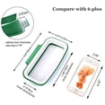 thumbnail image 2 of Emlimny Lunies Over The Cabinet Trash Bag Holder, 8.6" x 4.9" Plastic Grocery Bag Dispenser & Under Sink Trash Can for Kitchen, Bathroom, RV, Dorm, Office, 2 of 7
