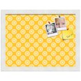 thumbnail image 2 of PinPix 16x12 Custom Cork Bulletin Board Yellow Flowers Poster Board Has a Fabric Style Canvas Finish, Framed in Yellow Flowers, by ArtToFrames (PinPix-268), 2 of 5