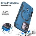 thumbnail image 2 of TYJKeJi Case with Holder Stander Kickstand Drop Resistant Shockproof Case For iPhone 16 (6.1inch), 2 of 7