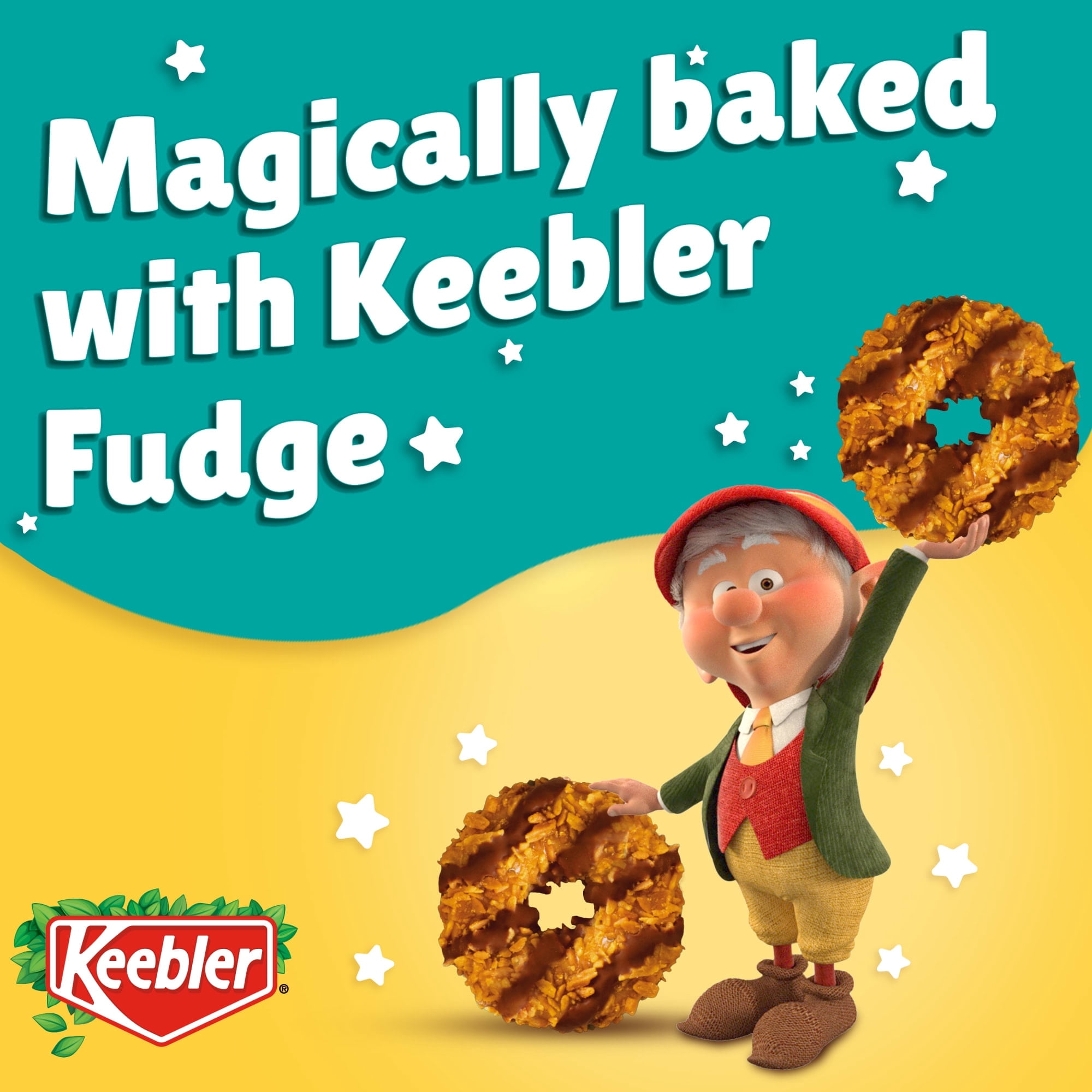 (12 pack) Keebler Coconut Dreams, Coconut and Caramel Cookies Coated in Keebler Fudge, 8.5 oz