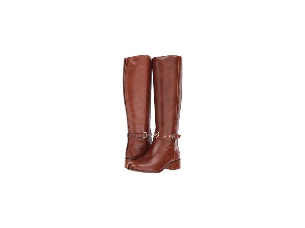 michael kors heather leather boots