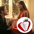 thumbnail image 3 of Ring Storage Case Cute Strawberry Shape Ring Protector Jewelry Box for Engagement and Wedding, 3 of 3