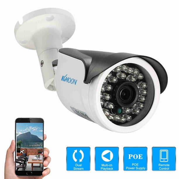 Cámara 3mp POE Cámara IP Impermeable Visión Nocturna Infrarroja Soporte P2P /iOS APP Detección De Movimiento