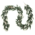 thumbnail image 3 of Pine Garland—Christmas Decoration Soft Glue Two-Color Needles Simulation Rattan Wall Hanging—Living Room Decor, 3 of 8