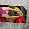 thumbnail image 5 of Fruit Yoga Towel with Storage Bag, 72.8"x26.8", Suitable for Yoga, Pilates, Fitness, etc. Gym Towels Included., 5 of 6