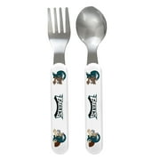 BabyFanatic Team Logo Fork And Spoon Pack - NFL Philadelphia Eagles