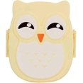 thumbnail image 1 of Portable Rectangular Lunch Box with Cute Owl Pattern Leakproof Food Container for Fruit Storage for Kids and Adults Yellow, 1 of 5