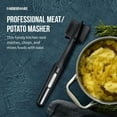 thumbnail image 2 of Triturador de carne y patatas Farberware Professional de nailon negro, 2 of 7