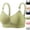39# Green, variant on Women Adjustable Strappy Shelf Bras Lightweight Plain Push-up Comfortable Bralette High Support Trendy Underwear Black 44