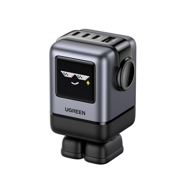 UGREEN Uno 100 W Cargador USB C, GAN Nexode con 4 Puertos 3C1A, Tipo C Carga Raida para MacBook Pro/