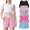 Multicolor, variant on Girls Shorts 5-Pack Cotton Active Athletic Running Sleeping for Toddler Kids Big Girl's