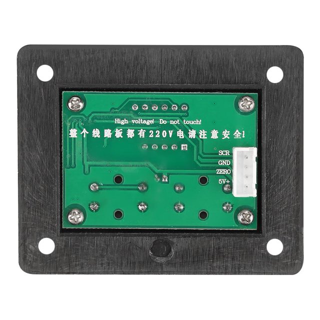 Regulador de velocidad del motor de CA, 220V 4000W SCR Regulador de voltaje digital Regulador de velocidad Regulador Termostato, Regulador de voltaje EOTVIA No