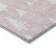 thumbnail image 3 of Addison Rugs Chantille Indoor/Outdoor Transitional Holiday Pink Machine Washable Round Rug, 8' x 8', 3 of 7