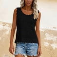 thumbnail image 2 of Wlynlyn Womens Crochet Tank Tops Summer Sleeveless Cute Knit Sweater Vests Crew Neck Trendy Beach Vacation Clothes, 2 of 9