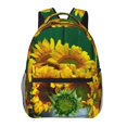 thumbnail image 1 of Disketp Sunflowers in Bucket Mochila Estampada para Hombre y Mujer – Mochila Ligera Clásica con Múltiples Bolsillos para Universidad, Trabajo y Viajes-One Size, 1 of 5