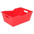 thumbnail image 1 of KAKOWELY Ice Tub Red Plastic Beverage Cooling For Event Organizers 1Pcs, 1 of 7