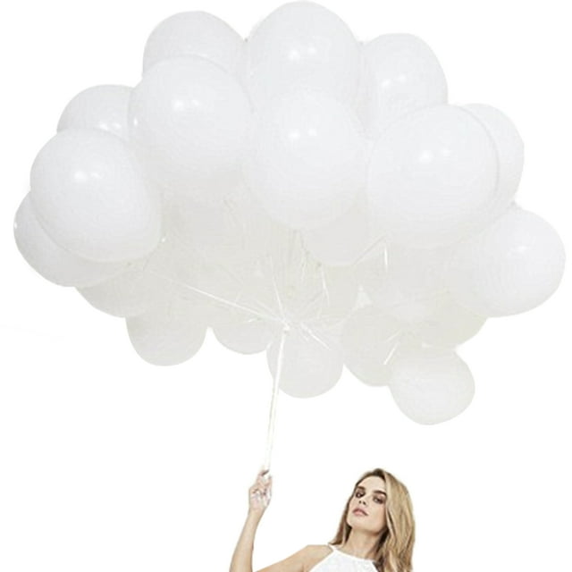 White Purple Balloons Set, Confetti Balloons Foil Balloons Set Helium Balloon