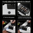 thumbnail image 6 of CURYMAY 2026 New Electric Knife Sharpener Fully Automatic 15 Degree Sharpening for Kitchen Knives Scissors Converts 20 Degree Edges Long Lasting Arch Shaped Edges Safe Design Consistent Black, 6 of 6