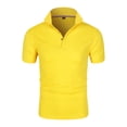 thumbnail image 4 of jeansian Polo Sport pour Hommes POLOS POLOS Golf Tennis Badminton Séchage Rapide Manches Courtes LSL243 Rouge2 Blanc 4TG, 4 of 5
