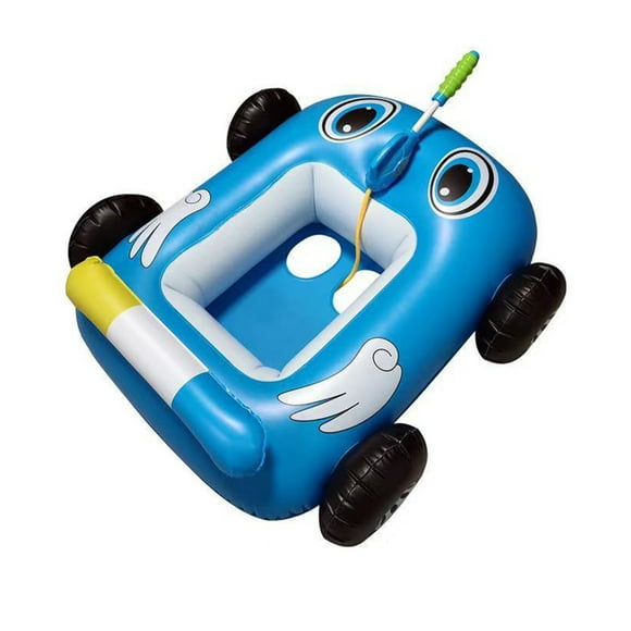 XZNGL Inflatable Pool Floats for Kids Inflatable Fire Boat Pool Float for Kids with Built-In Squirt Gun, Inflatable Ride-On for Children Aged 3-8 Years Inflatable Boat for Kids