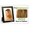Bry Belly PRFS-20-6613 Pro Fusion 20 in. , No.6-613 Chestnut Brown with Platinum Highlights