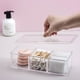 thumbnail image 4 of Caja acrílica apilable de 3 rejillas para almacenar alimentos, transparente con tapa, para bolsas de té/condimentos, organización en el mostrador de la cocina, 4 of 7