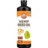 Manitoba Harvest Hemp Seed Oil, 12 fl oz, Cold Pressed, 12g of Omegas 3 & 6 per serving