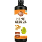 Manitoba Harvest Hemp Seed Oil, 12 fl oz, Cold Pressed, 12g of Omegas 3 & 6 per serving